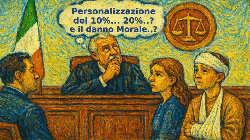 Danno morale e personalizzazione con la TUN: le due voci che fanno la differenza nel risarcimento